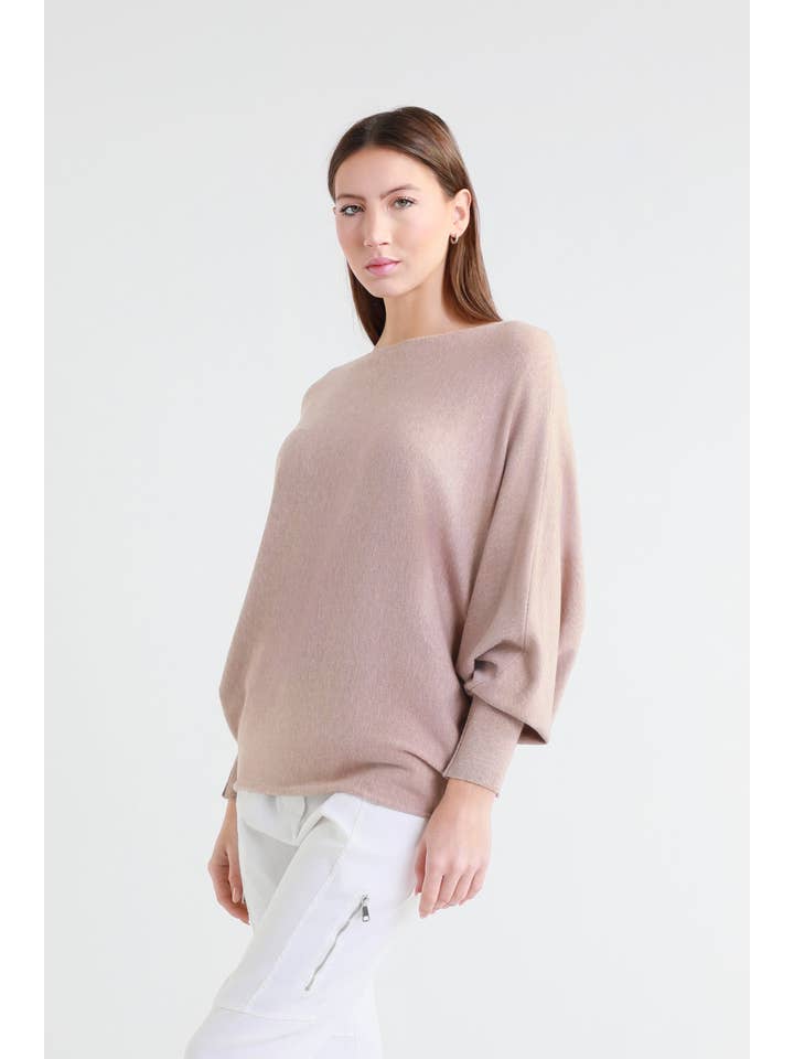TINA Stephens Italy/Tees By Tina – Großhandel Strickpullover – Damen – Mylah Seriously Weicher Fledermaus-Pullover (BLS413)26