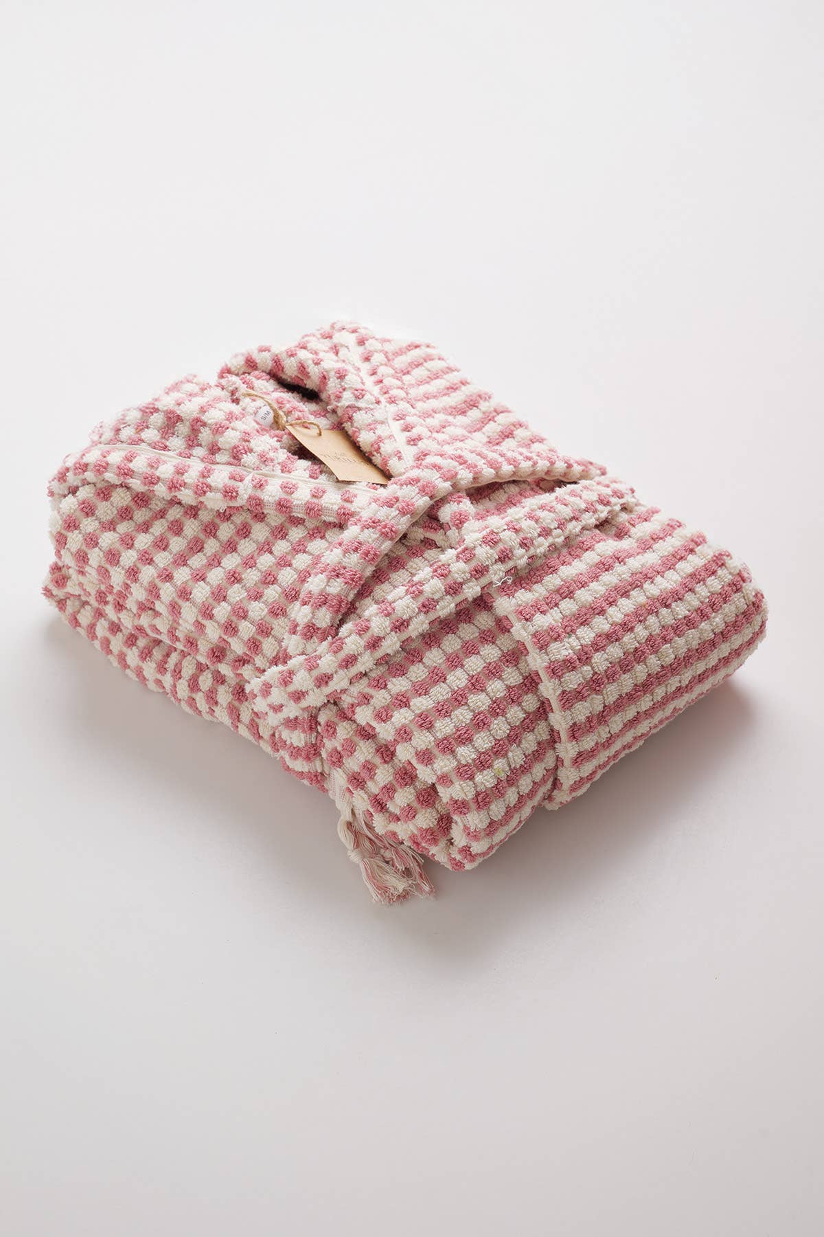 YURTLUS - Wholesale Robe - Women's - Unique 100% Cotton Pockets Bathrobe, Bubble Handwoven Robe9