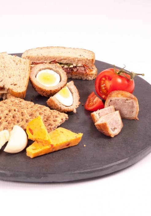 The House nameplate company – wholesale Lazy Susan – Slate Lazy Susan With Revolving Base For Easy Use1