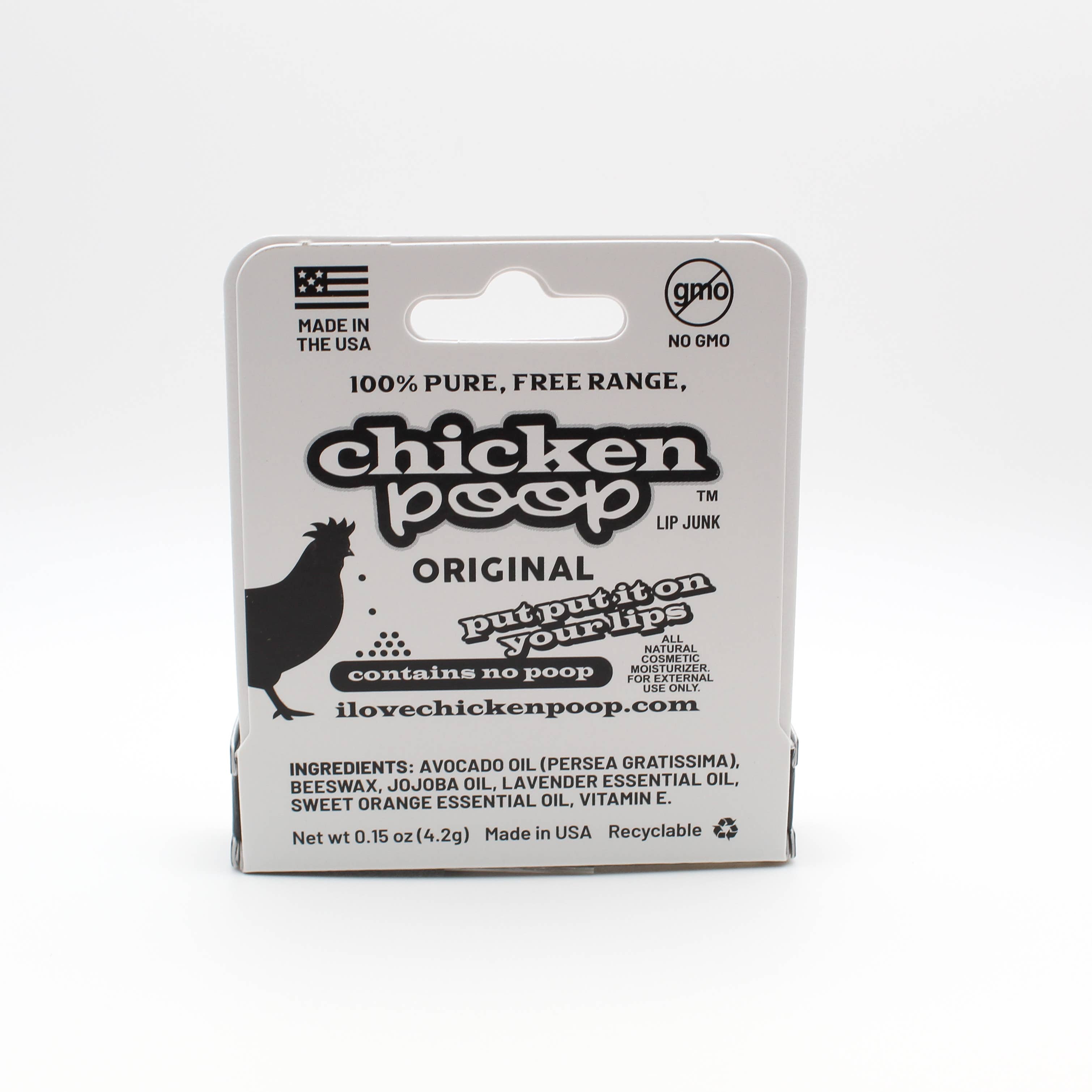 Chicken Poop - Wholesale Retailer Display - Beauty & Wellness - Chicken Poop® Lip Balm Floor Display, 120ct ASSORTED8