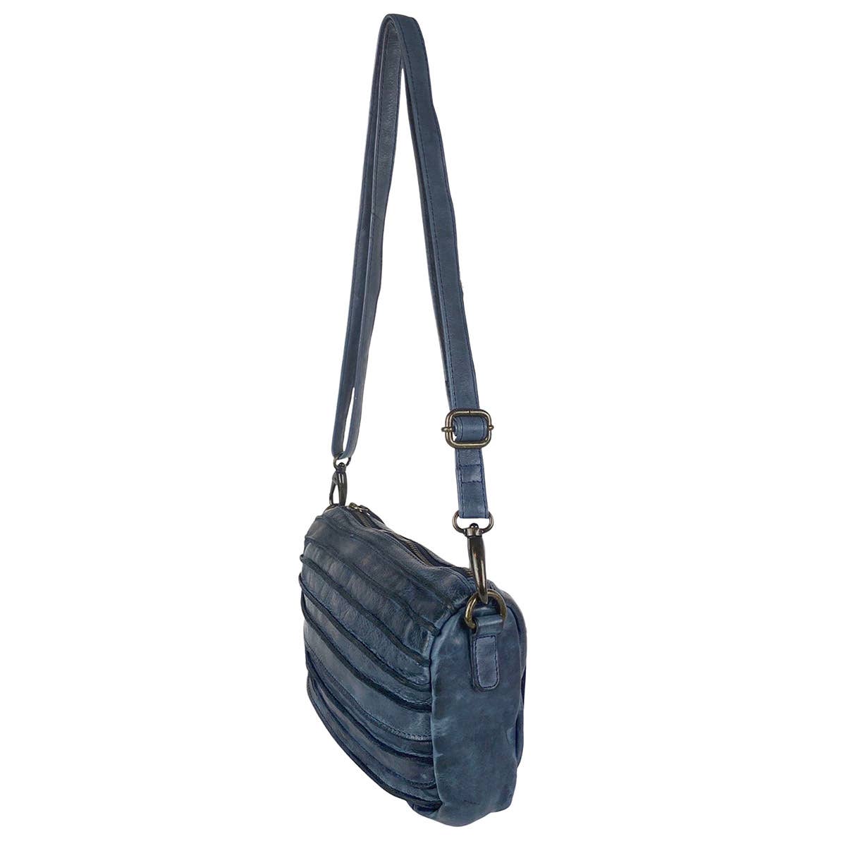 Arrigo - Wholesale Crossbody Bag - Women's - Arrigo Ladies Crossbody Shoulder Bag Washed Leather20