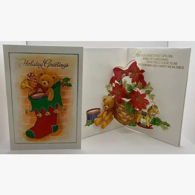 DICKENS INC. - Vente Cartes de Noël - Cartes de Noël en boîte pop-up 3D | ABX24B6