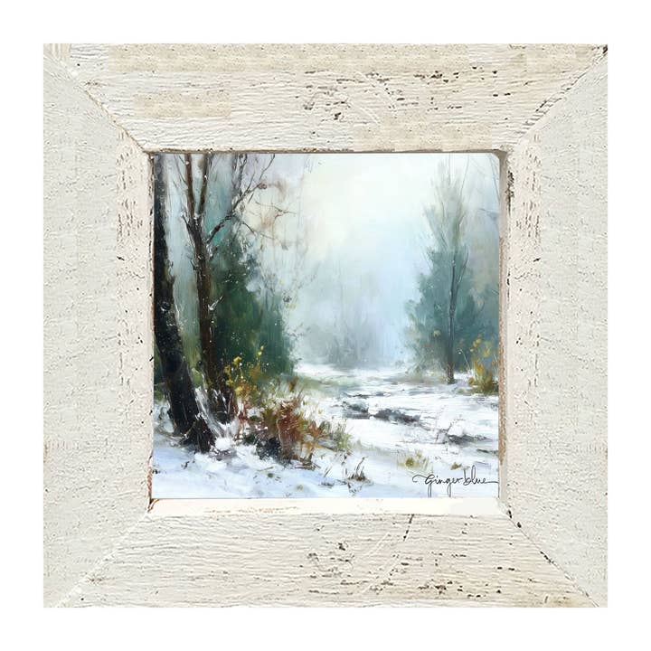 ginger blue - Wholesale Art Print - Snowy Forest6