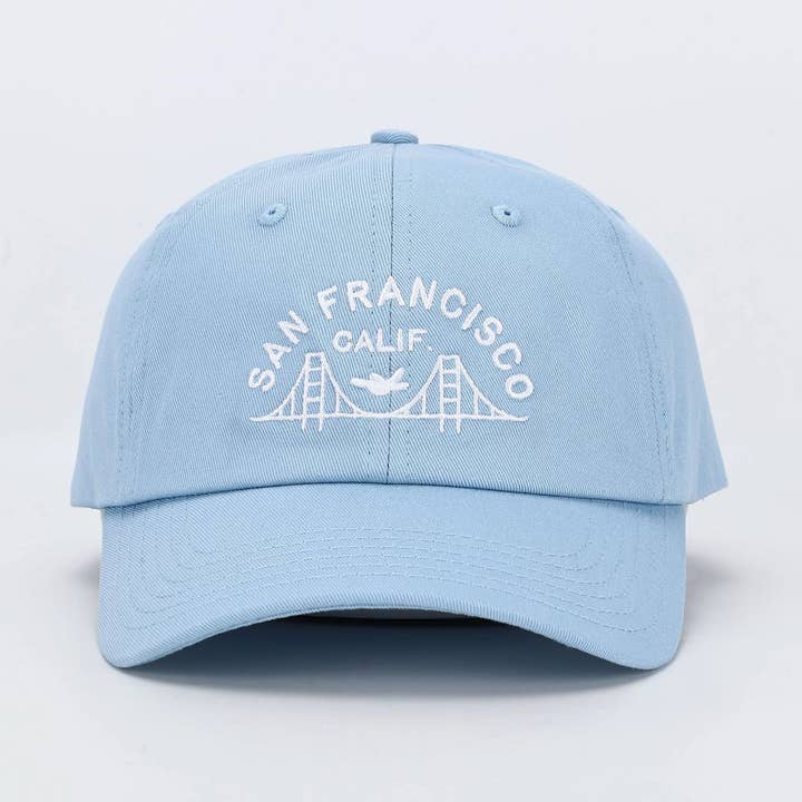 Fog City Embroidered Dad Hat for wholesale by By Aleisha