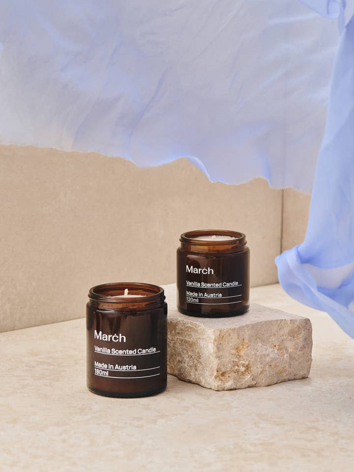 Bougie parfumée à la vanille pour la vente par March