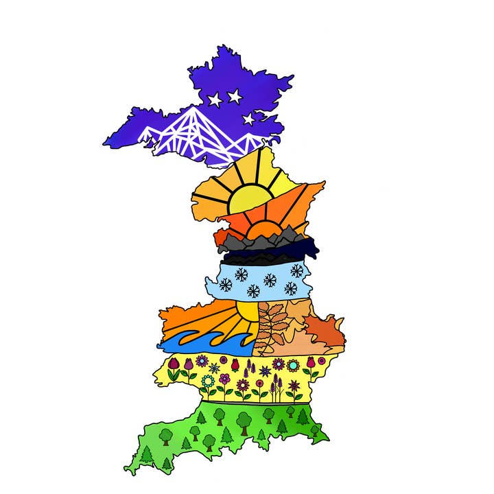 Prythian Kort Sticker for engroshandel hos Lust + Lore