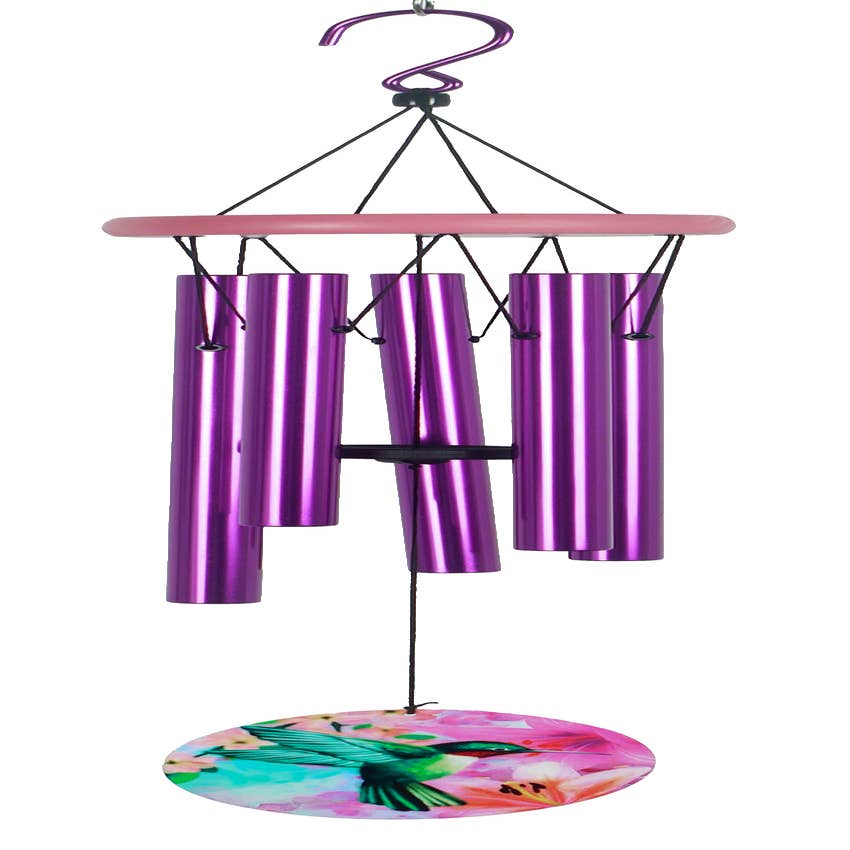 Wholesale Jacob's Silhouette Wind Chime, Hummingbird for your store - Faire