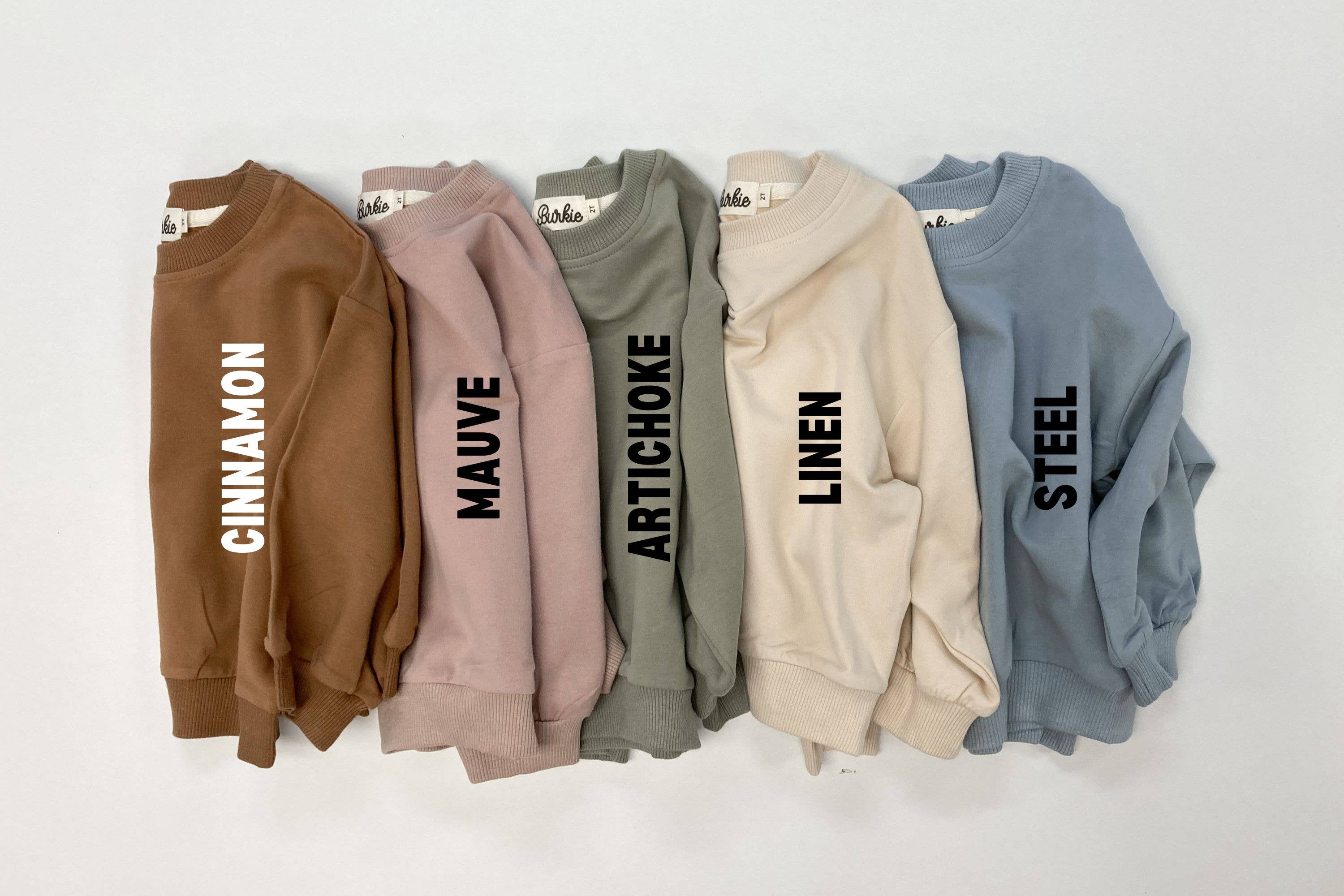 Burkie Baby - Wholesale Sweatshirt - Kids - Burkie Baby Drop Shoulder French Terry Toddler Sweatshirt1