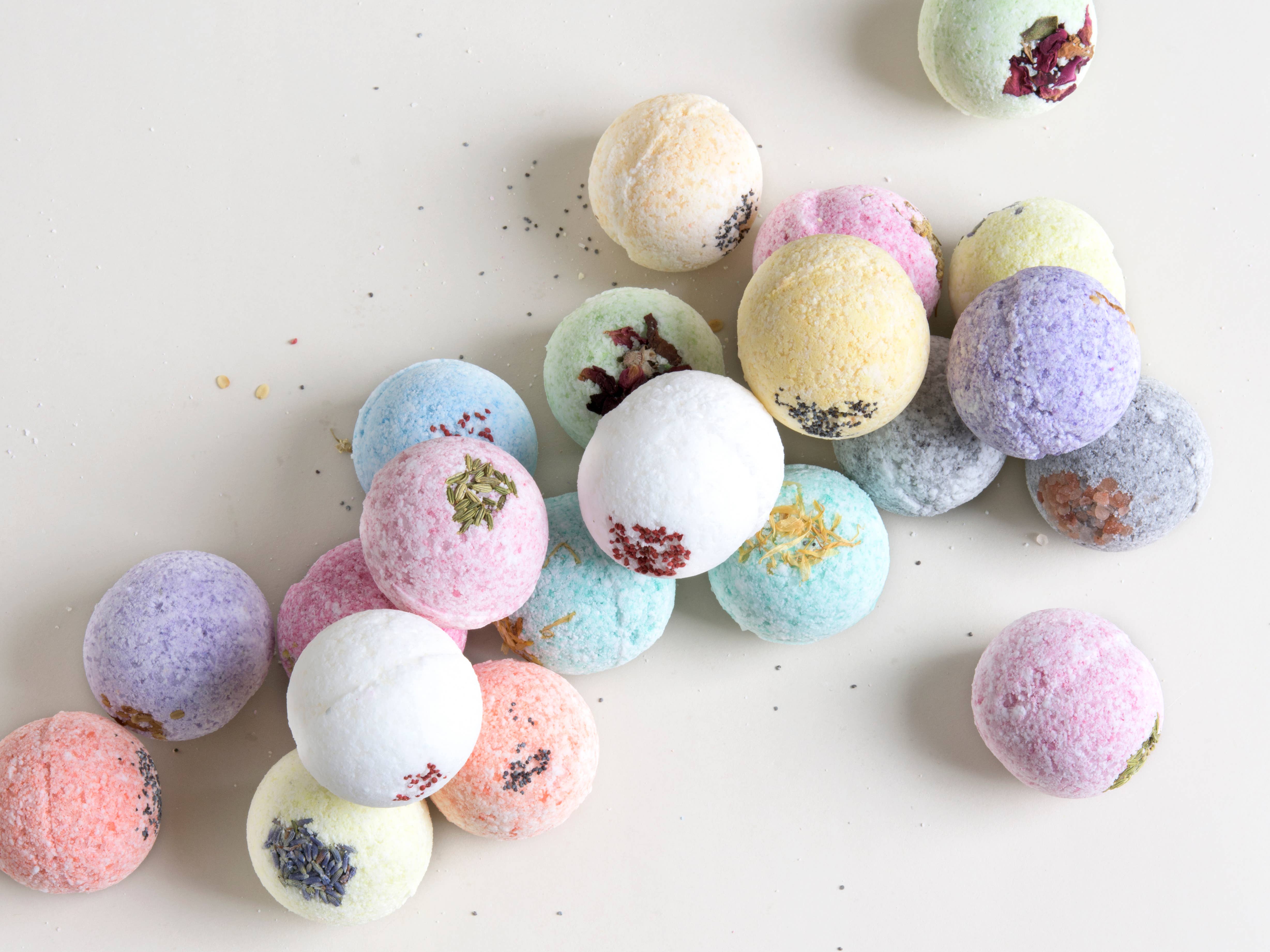 Lizush - Wholesale Bath Bomb/Fizz - Purple Lavender BathBombs-100 Units-individually wrapped3