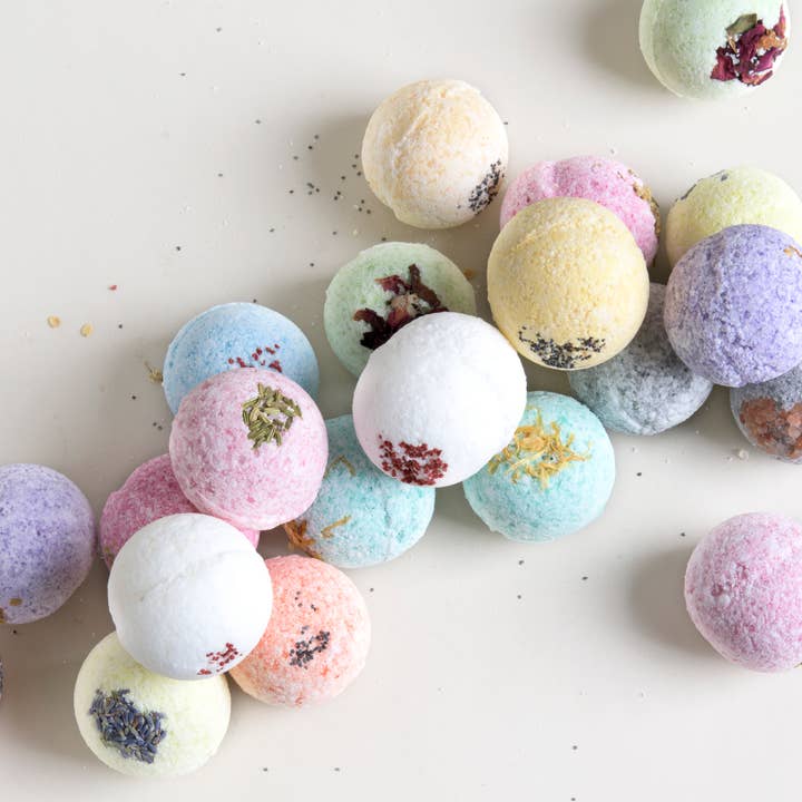 Lizush - Wholesale Bath Bomb/Fizz - Purple Lavender BathBombs-100 Units-individually wrapped3