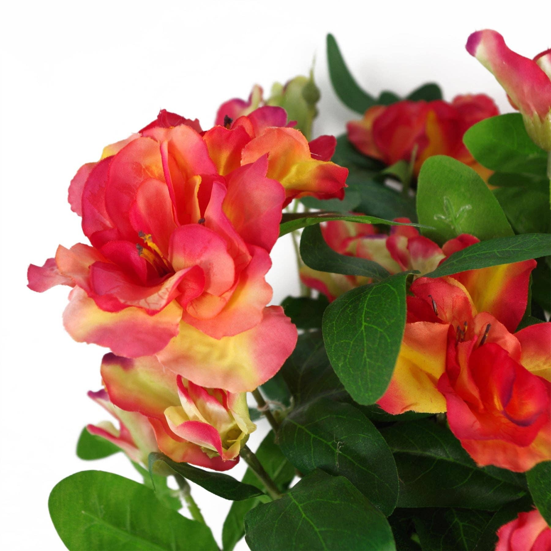 Leaf Design UK LTD - Vente Fleurs artificielles - Rhododendron artificiel, fleurs, orange2