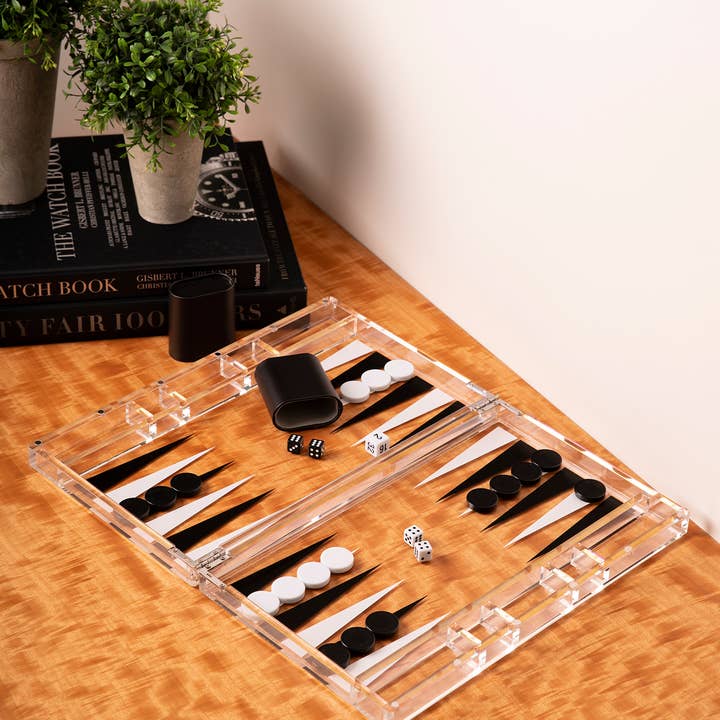BeyBerk International - Wholesale Board Game - Acrylic Backgammon Set8