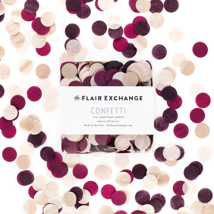 Sultry Hand-Cut Confetti for wholesale by The Flair Exchange