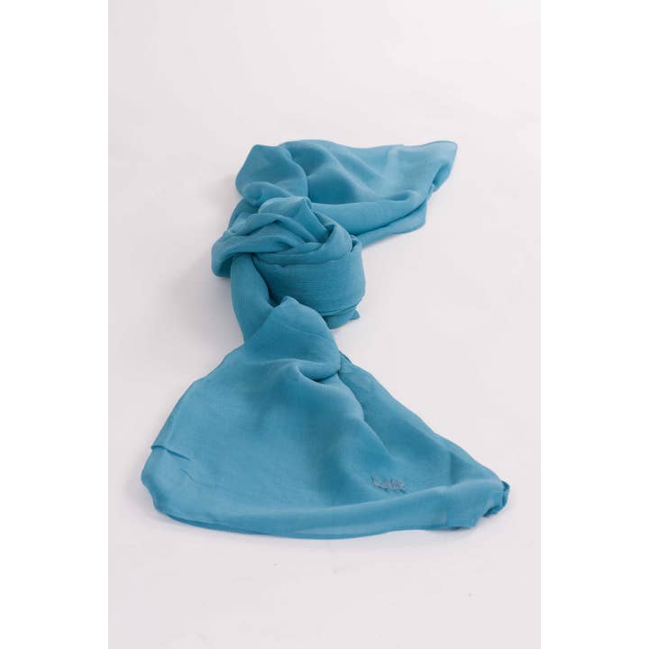 MR Complements - Vendita all'ingrosso Sciarpa - Donna - Sciarpa in chiffon di seta naturale2