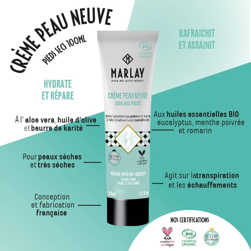 Marlay Cosmetics - Wholesale Foot Cream - Peau Neuve foot cream 100 ml1