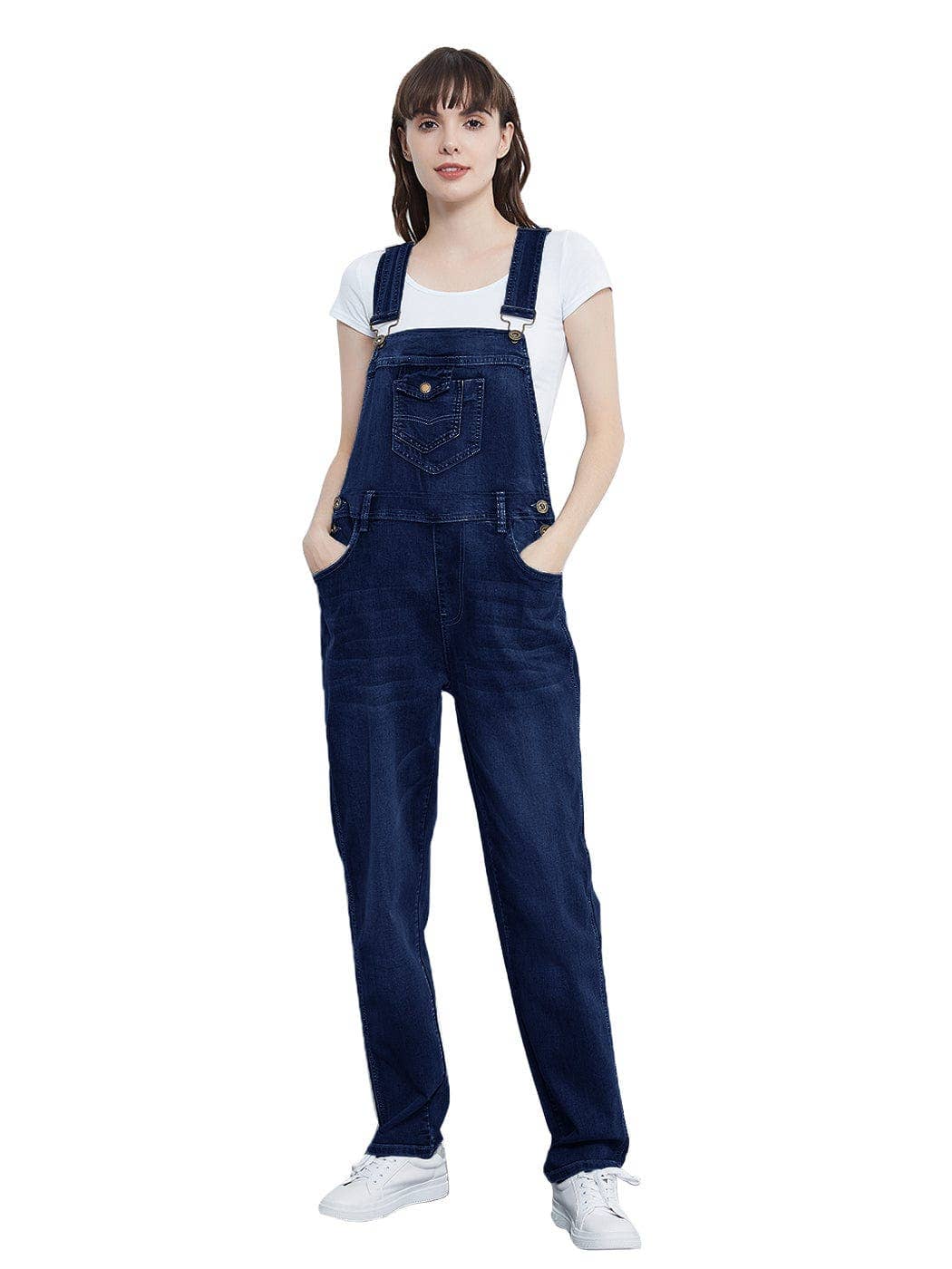 Anna Kaci Wholesale - Wholesale Overalls - Women's - Vintage Straight-Leg Overalls51
