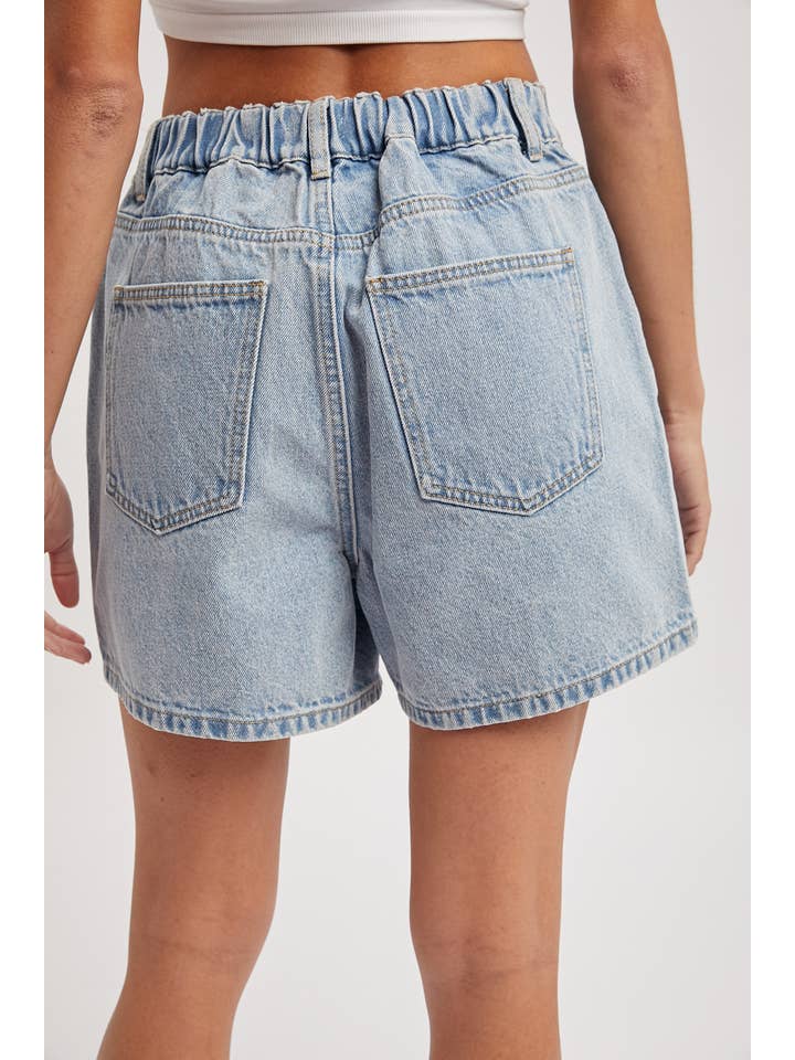 Wishlist Apparel - Wholesale Shorts - Women's - CLASSIC COTTON DENIM SHORTS / WL25-116362
