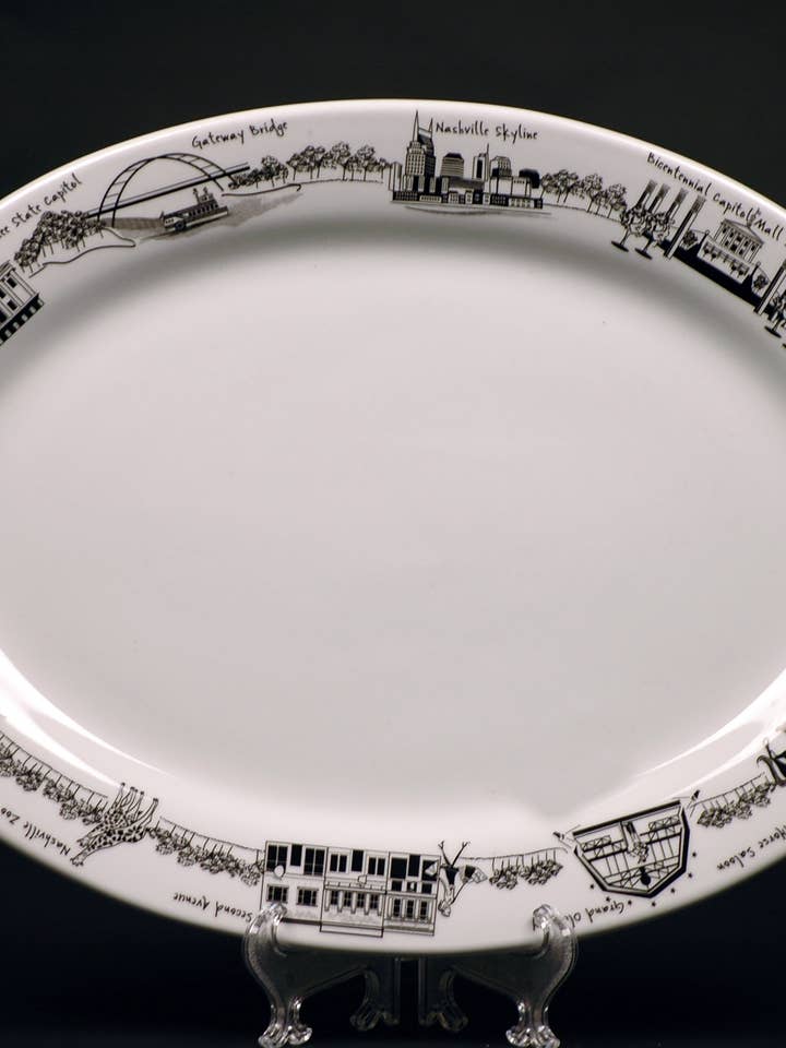 Nashville Oval Platter for wholesale by The Dish