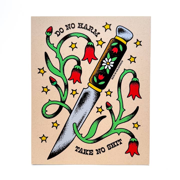 Ren-O-Graphics - Wholesale Art Print - DO NO HARM PRINT1
