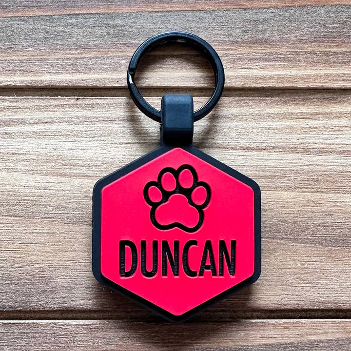 Besties Pets - Wholesale Pet Identification Tag - Dog - Paw Silicone Dog ID Tag18