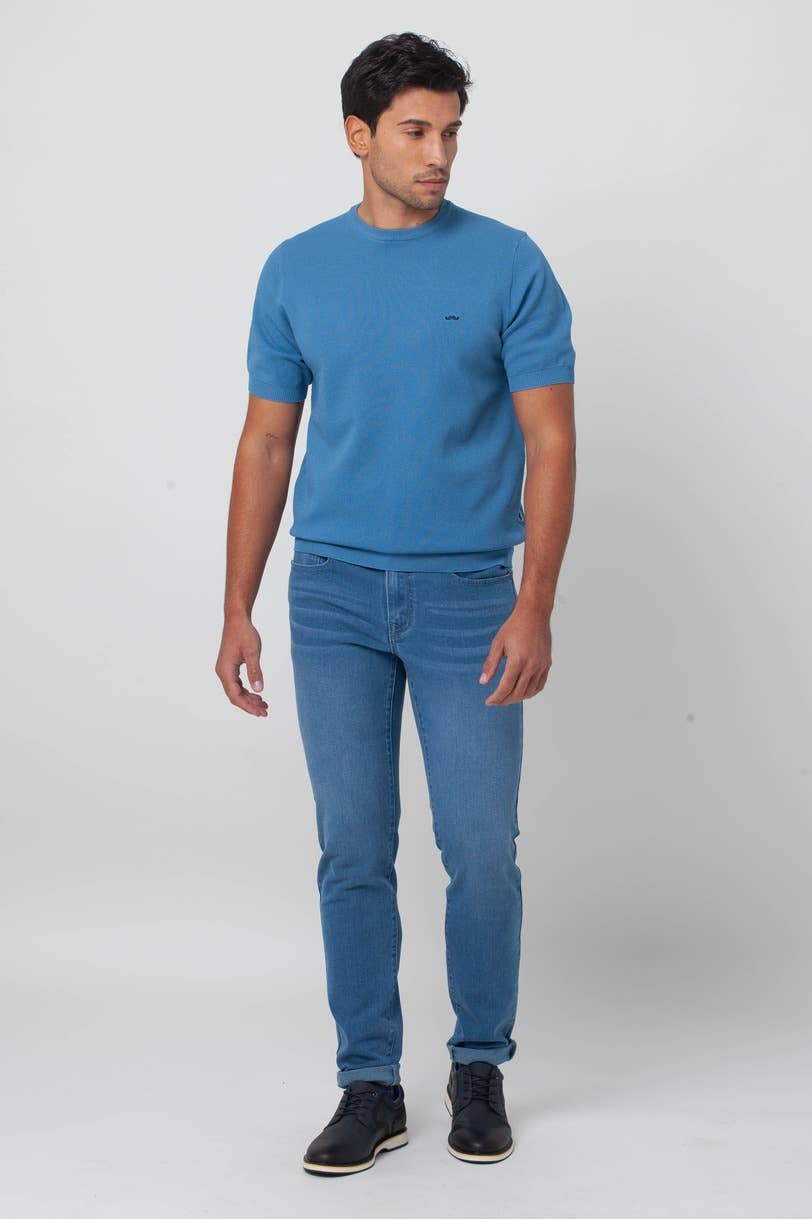 Blue Sky Blue Basic Slim Fit Cotton Cowboy with Elastane w/ san jose for wholesale on Faire0