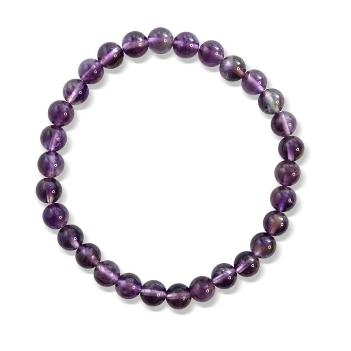 Amethyst Crystal Beaded Bracelet for wholesale by Nomie