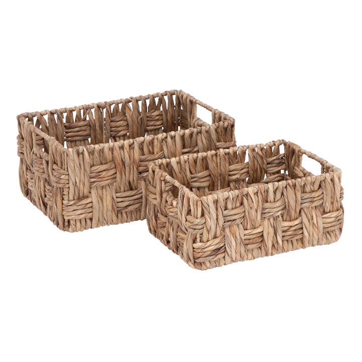 A-48955: METALLKORB-SET AUS 2 STÜCK 16", 13"B für den Großhandel von Import Corner