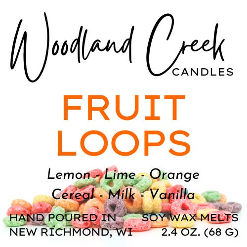 Fruit Loops Wax Melts for wholesale by Woodland Creek Candles