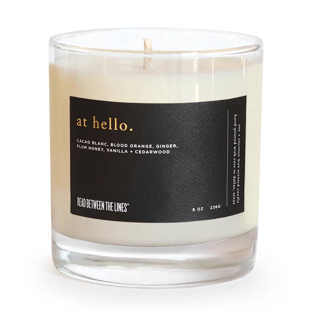 At Hello Candle for wholesale by Read Between The Lines®