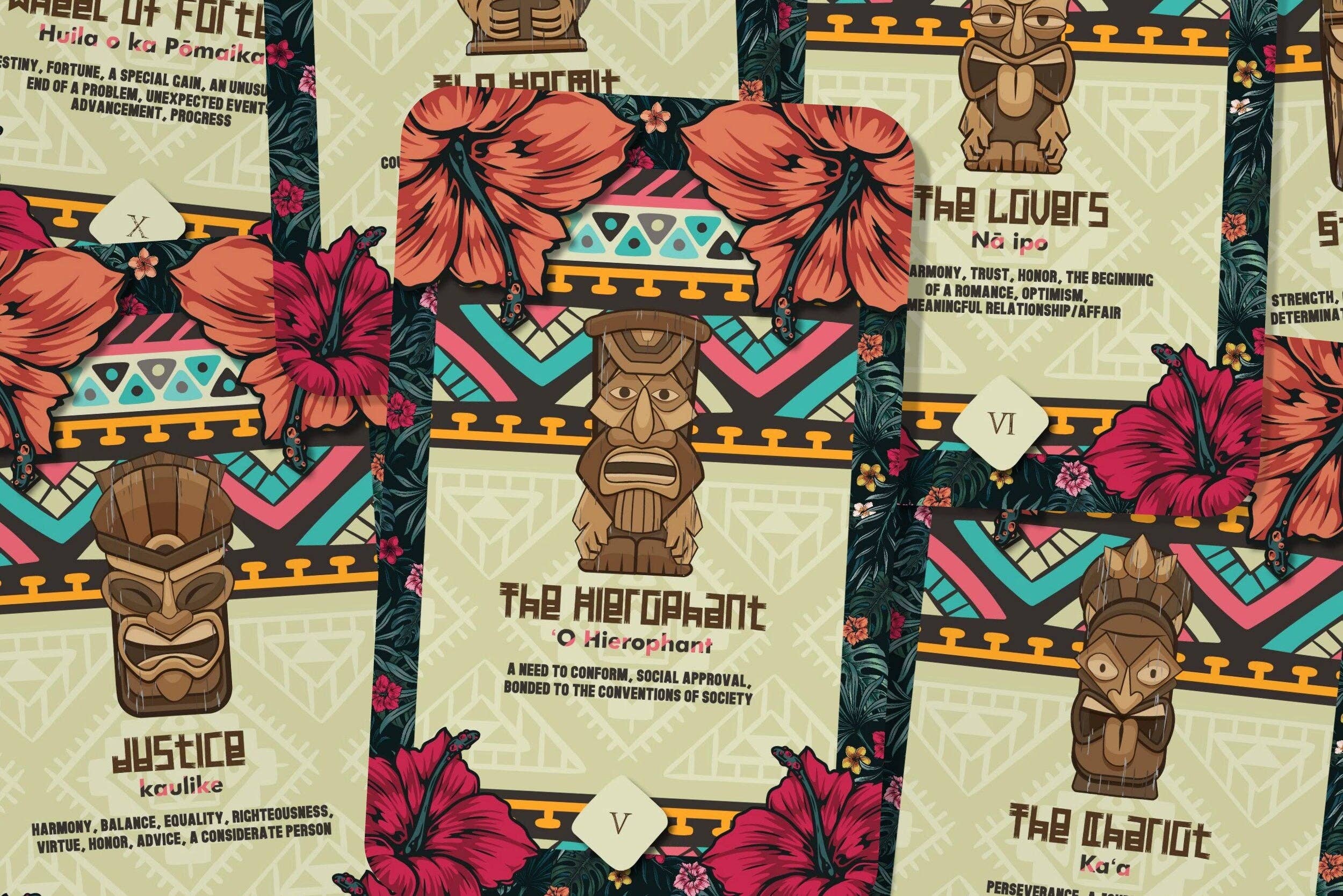 Ibiza Tarot USA - Wholesale Tarot Cards - Tiki Tarot - Major Arcana5