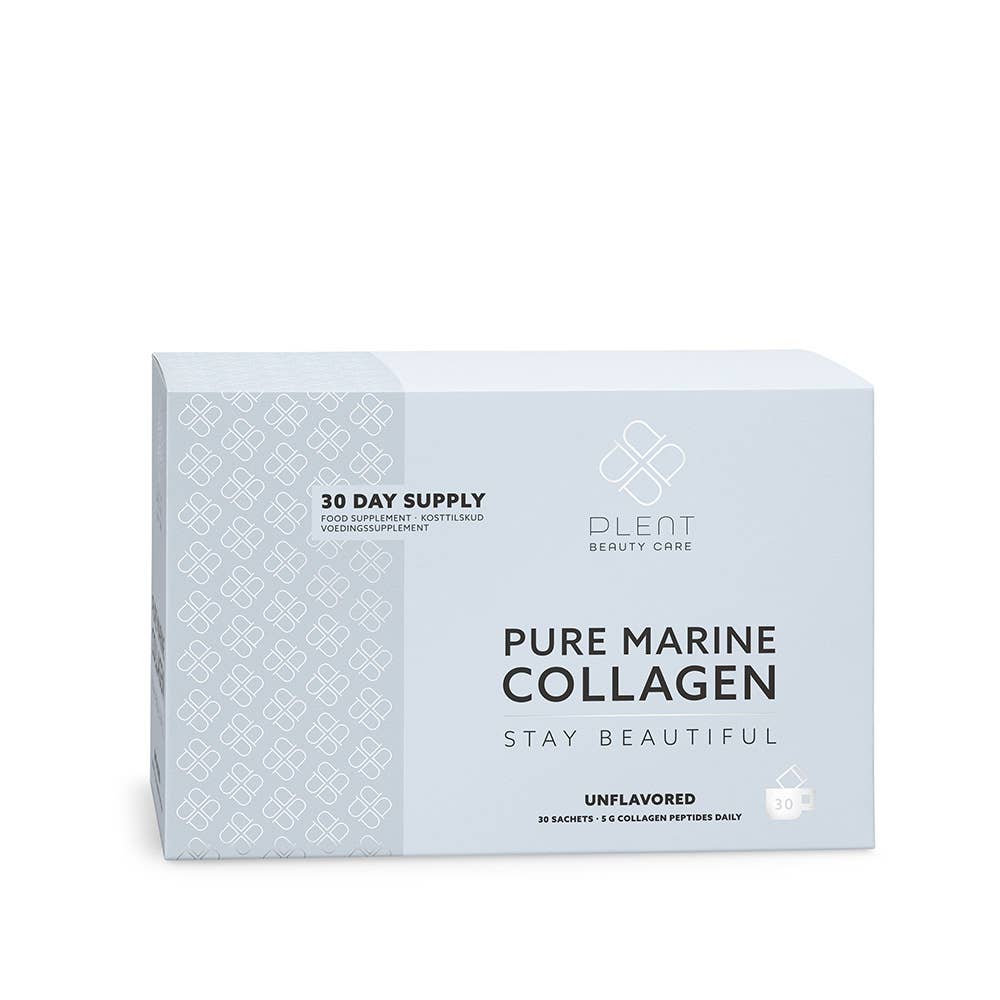 Plent Beauty Care - Wholesale Powdered Health Drink - PURE MARINE COLLAGEN +C - Unflavored - 30 Sachets5