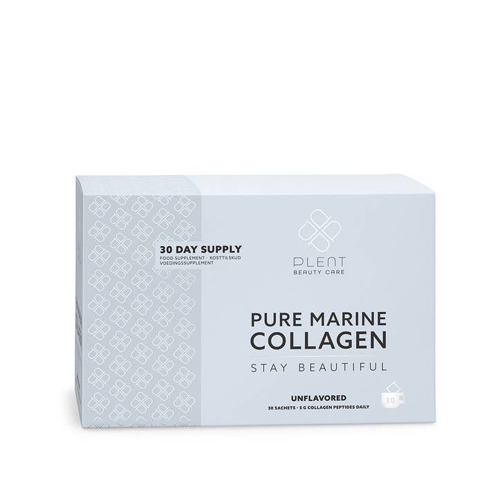 Plent Beauty Care - Wholesale Powdered Health Drink - PURE MARINE COLLAGEN +C - Unflavored - 30 Sachets5