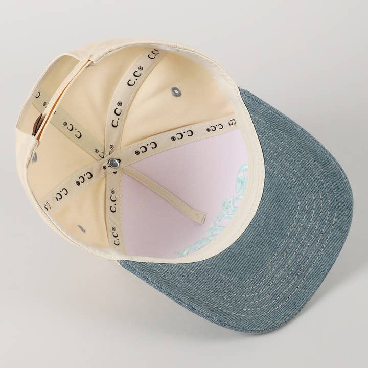 Fashion City - Vente Casquette de camionneur – femme - Casquette Trucker Brodée Stay Golden Sunshine Club8