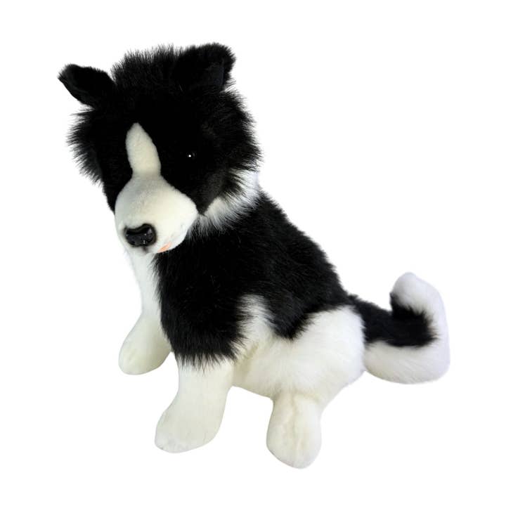 Bocchetta Plush Toys – Großhandel Plüschtier – Hund – Tommy - Border Collie - 35 cm sitzend5