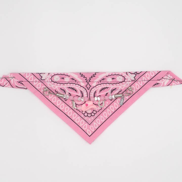 Rosie Jane rosa Bandana-Halsband für Hunde und Katzen für den Großhandel von Aura