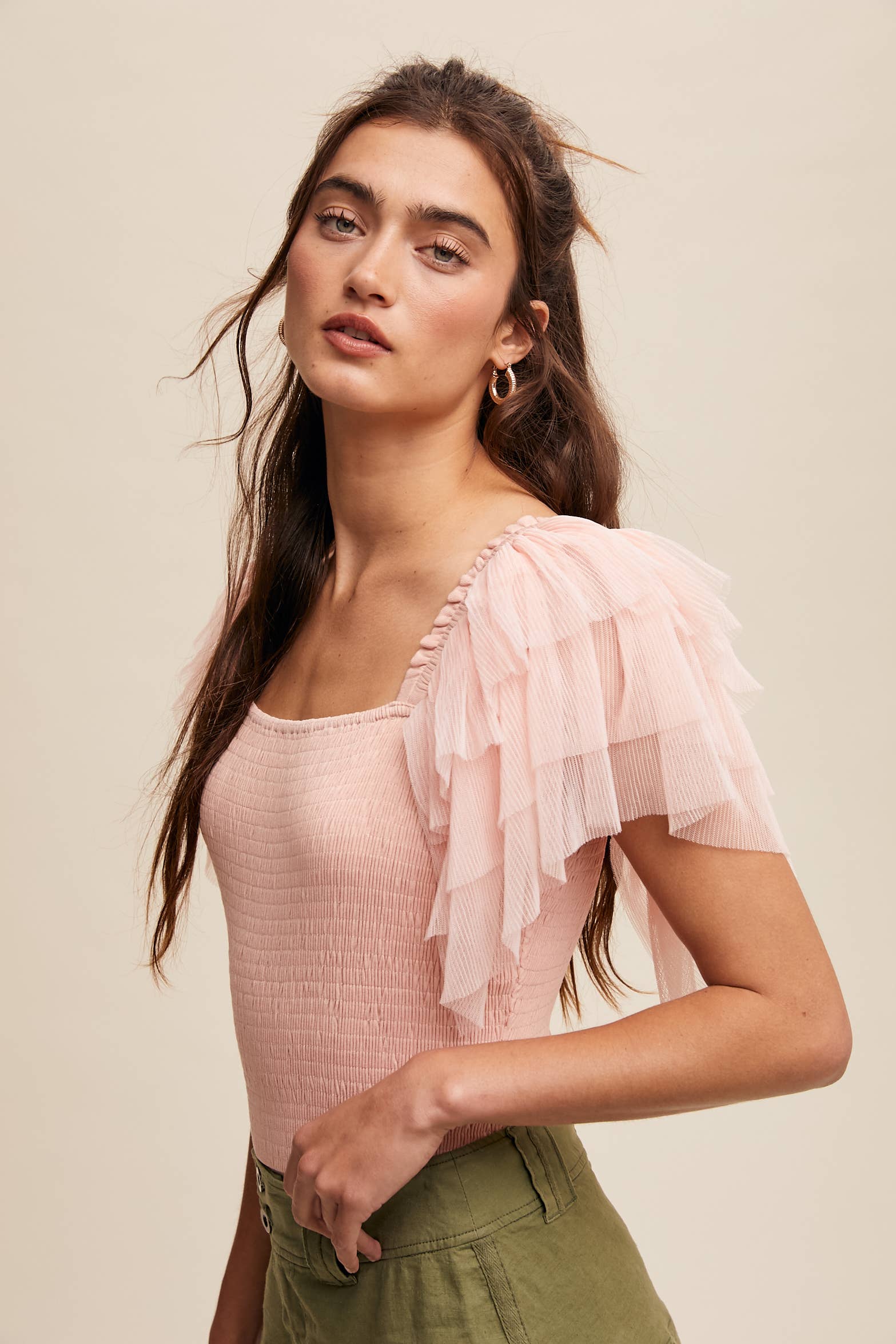 Listicle – Bodysuit - Mulher por atacado – Body Elegância Plissada47