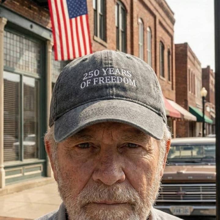Casquette brodée 250 ans de liberté, casquette drapeau USA pour la vente par Gemishi