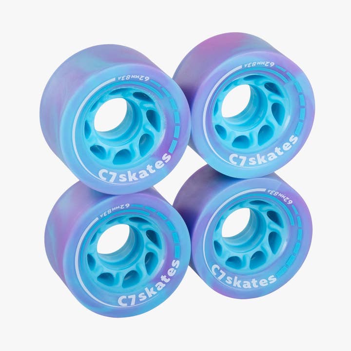 Twilight Swirl Roller Skate Wheels for wholesale by C7skates