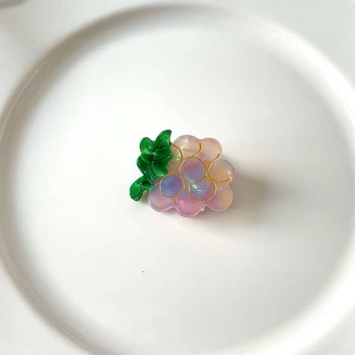 SoapElenGlen - Wholesale Hair clip – Women’s - Marine Animal Series Hair Clip, Acetate Fruit Mini Claw Clip6