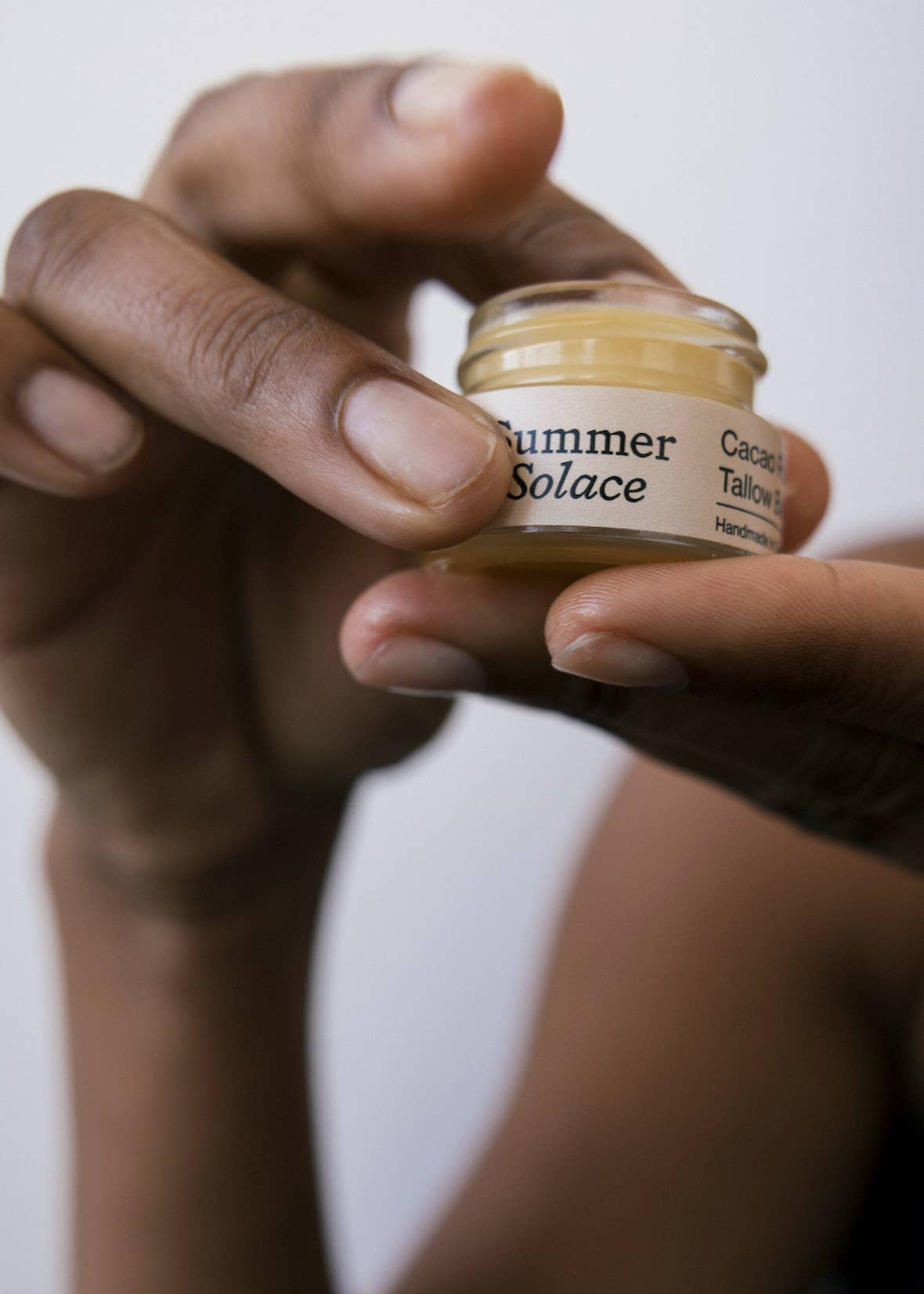 SUMMER SOLACE- Regenerative Tallow Beauty - Wholesale Lip Balm - Cacao Rose (Floral) – Lip, Brow & Cuticle Balm, .25 oz7