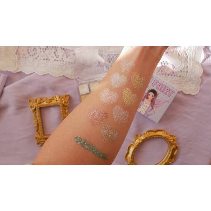 Euphoric Sun Inc - Vente Palettes de fards à paupières - Palette d'ombres à paupières pailletées duochromes Winter Fairy5