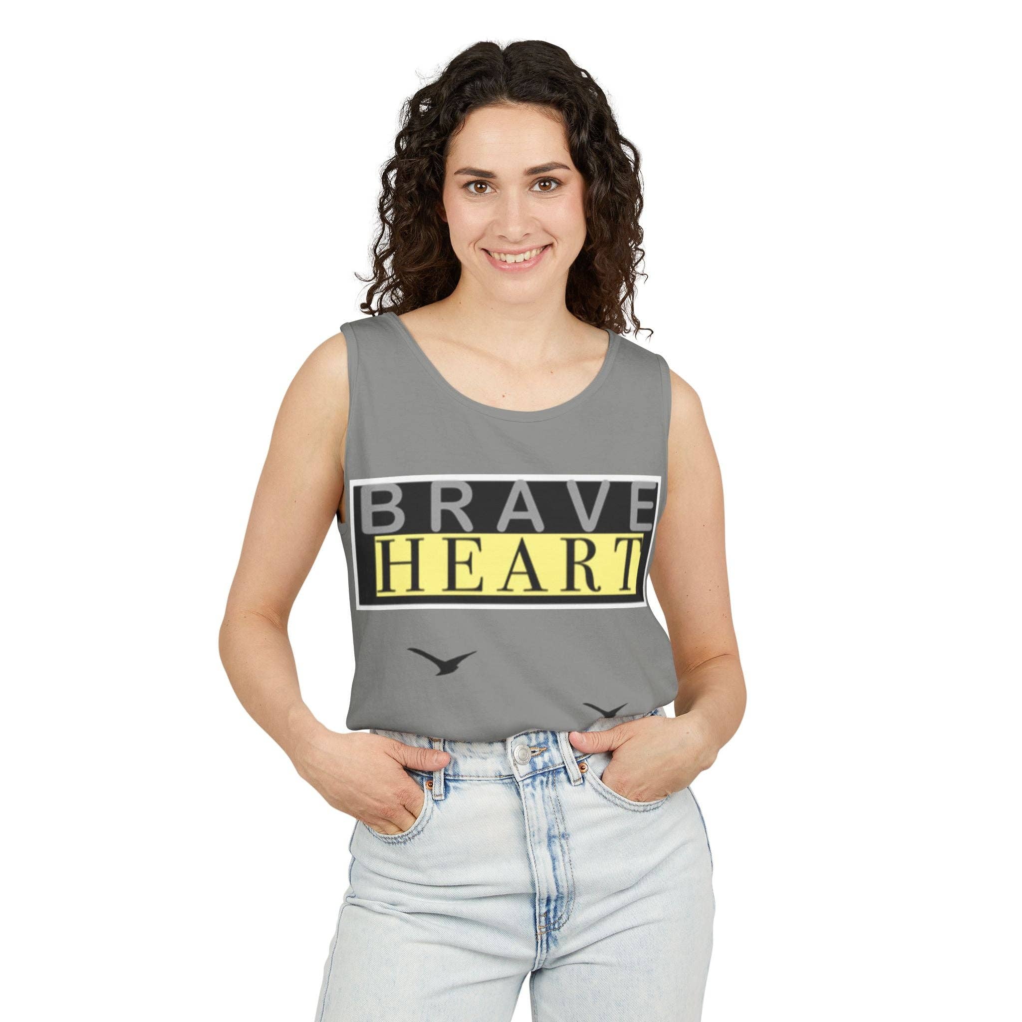 RC'nSONS - Wholesale Tank Top - Men's - Brave Heart Tank Top | Unisex Garment-Dyed Tee35