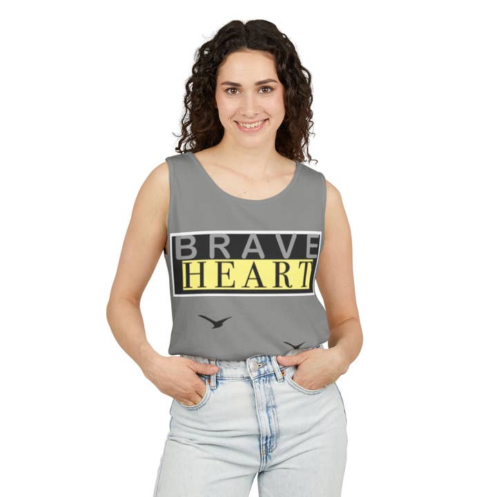 RC'nSONS - Wholesale Tank Top - Men's - Brave Heart Tank Top | Unisex Garment-Dyed Tee35