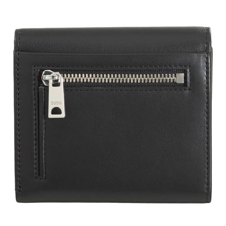 dudu - Wholesale Wallet - Women's - Dudu Small Leather Women'S Rfid Wallet With Zip Black1