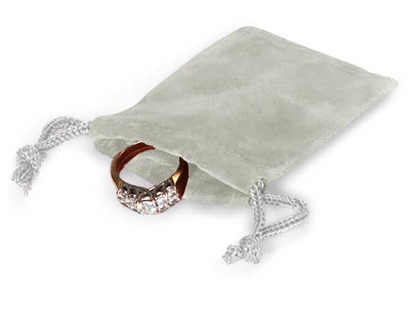 Nashville Wraps - Wholesale Jewelry Box/Organizer - Velour Drawstring Jewelry Bags10