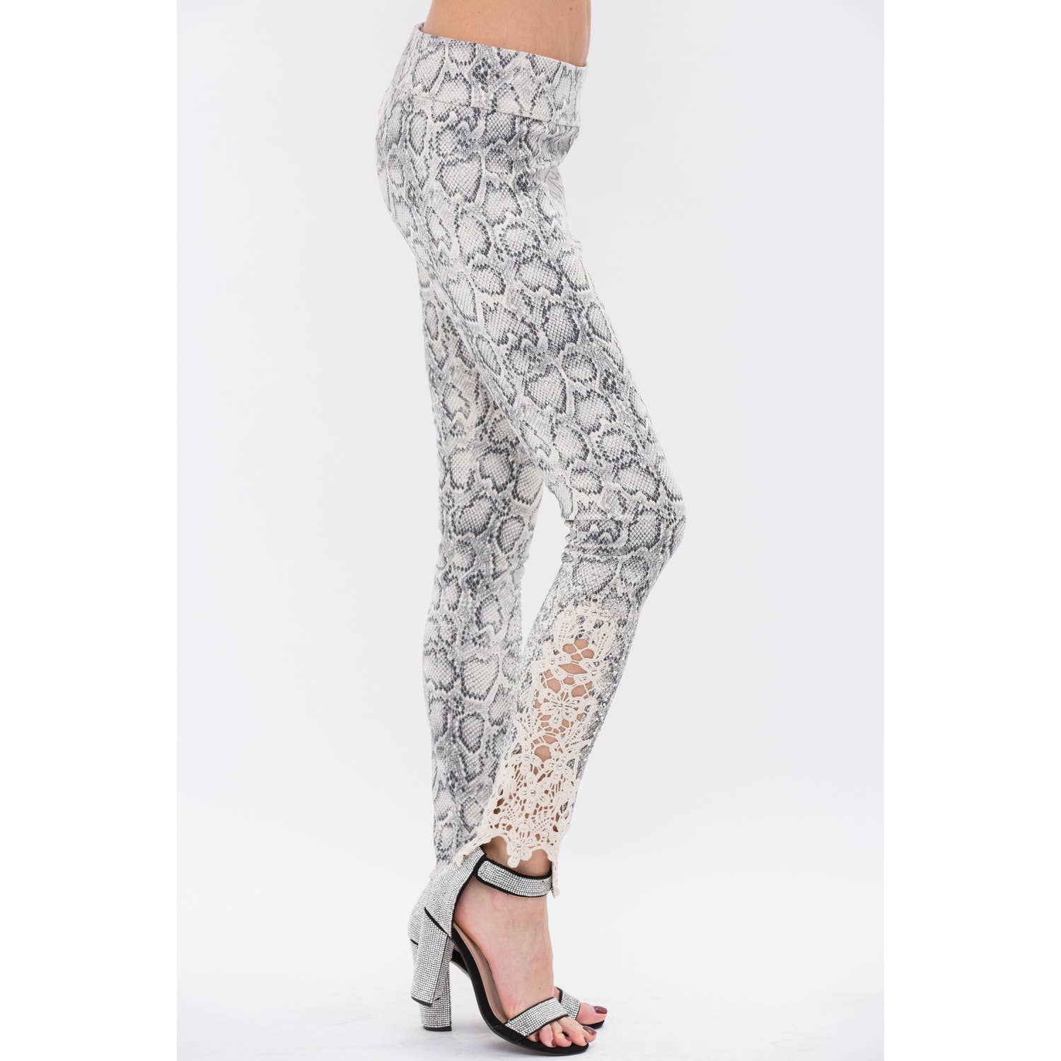 VOCAL - Wholesale Fashion Leggings - Women's - ANIMAL PRINT FAUX LEATHER LEGGINGS0