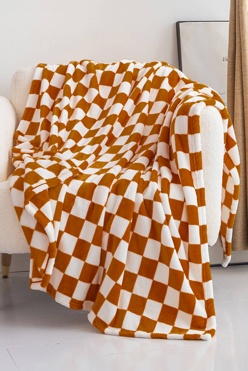 Aapparella - Wholesale Throw Blanket - Checkered Print Soft Throw Blanket 120*200cm4