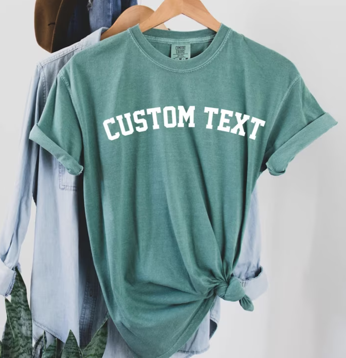 Print The Dream - Wholesale Screen Printed T-Shirt - Women's - Custom Logo Comfort Colors Shirt 0