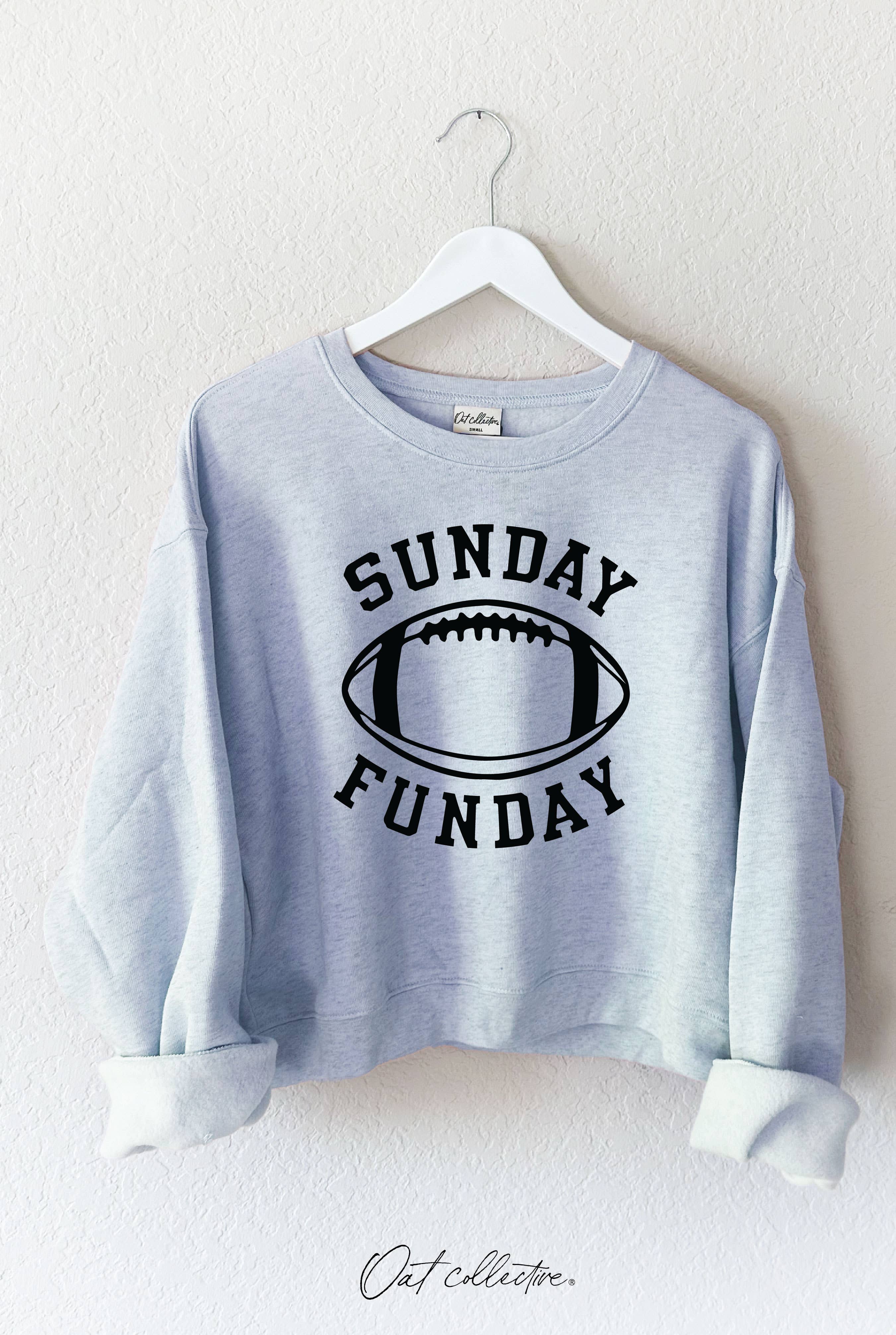 OAT COLLECTIVE - Wholesale Graphic Sweatshirt - Women's - SUNDAY FUNDAY Mid Graphic Sweatshirt1