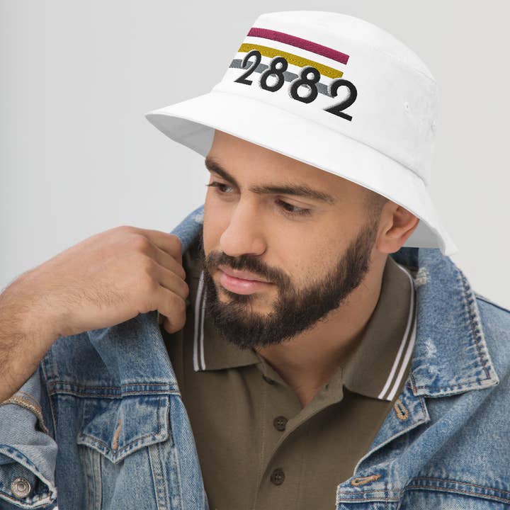 2882Sport™ Bucket Hat mit Streifen vor Punk-Vorbereitung für den Großhandel von 2882Brand™